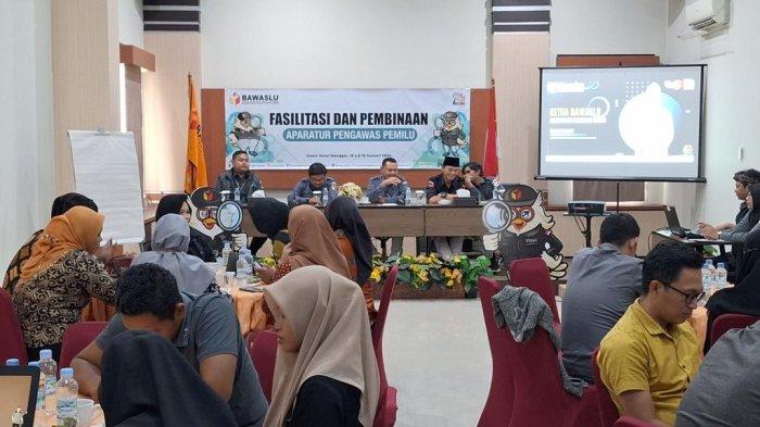 Bawaslu Beltim Gelar Rapat Fasilitasi dan Pembinaan Aparatur Pengawas Pemilu