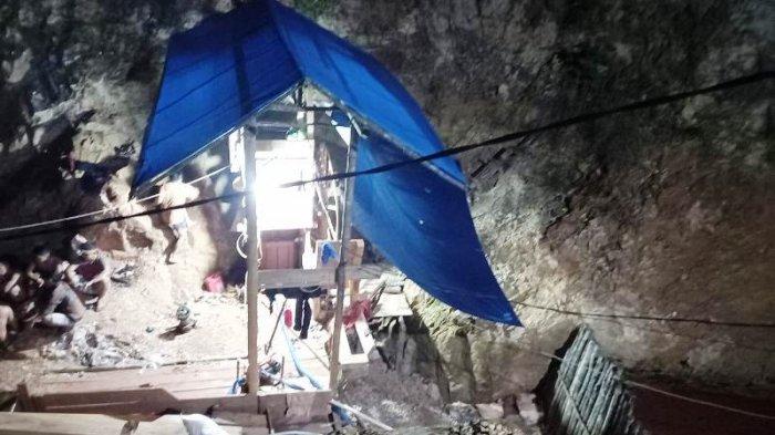 BREAKING NEWS, Dua Penambang Timah di Kelapa Kampit Hilang, Diduga Tertimbun di Kedalaman 28 Meter
