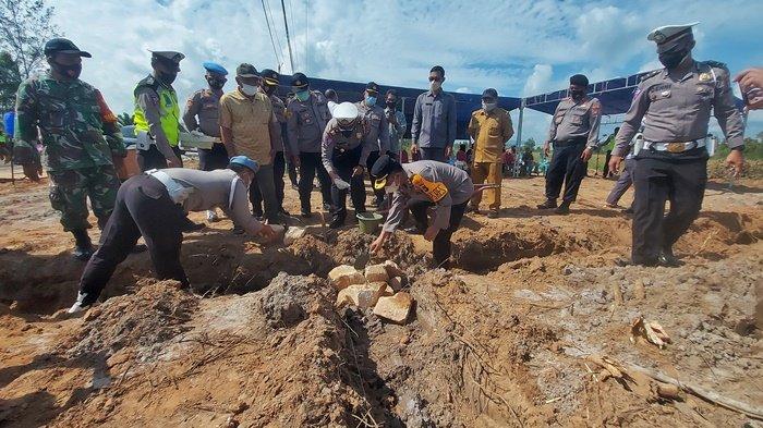 Video - Pos Lantas Simpangrenggiang Belitung Timur Dibangun, Tekan Kerawanan Laka Lantas