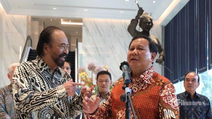 Nasdem Usung Anies Baswedan, Prabowo Temui Surya Paloh