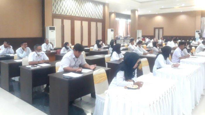 314 Peserta Ikuti Seleksi Tertulis Penerimaan Calon Anggota PPS KPU Kabupaten Belitung