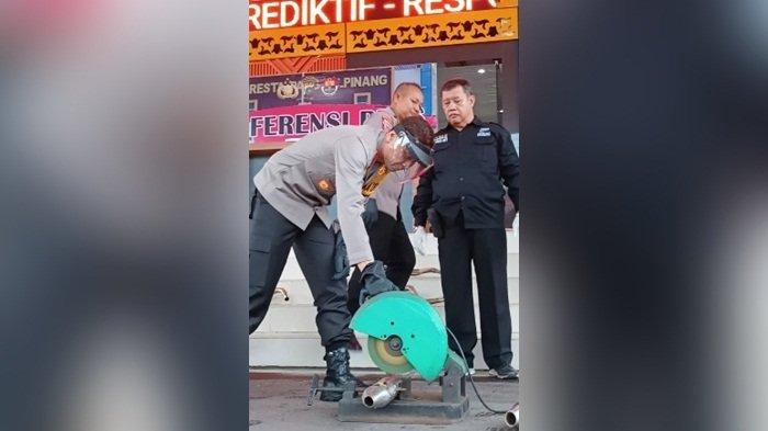 Belum Genap 2 Bulan, Polisi Jaring 136 Knalpot Brong di Pangkalpinang