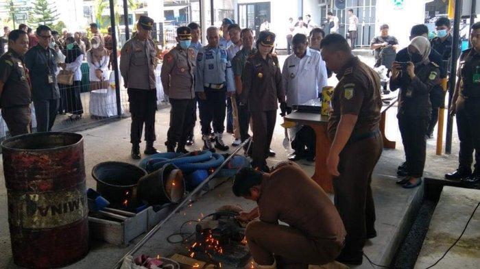 Kejari Musnahkan Barang Bukti Berkekuatan Hukum Tetap, Bupati Belitung Soroti Perkara Narkoba