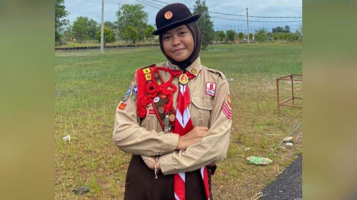 Mutia Siswi SMPN 1 Simpang Pesak Wakili Belitung Timur Ikut Jambore Dunia 2023 di Korea Selatan