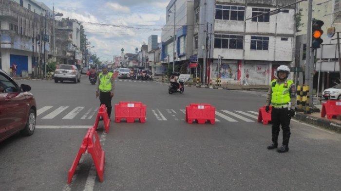 Polresta Pangkalpinang Terapkan Rekayasa Lalu Lintas, Antisipasi Macet Jelang Idulfitri
