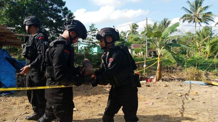 20 Mortir Sempat Dihargai Rp5.000 per Kg sebagai Besi Rongsokan akan Diledakkan Brimob Polda Babel