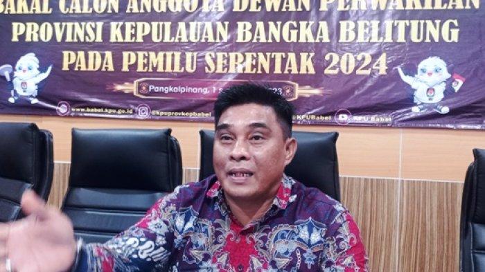 Deddy Yulianto Daftar Jadi Bakal Calon Anggota DPD RI, Begini Komentar KPU Babel