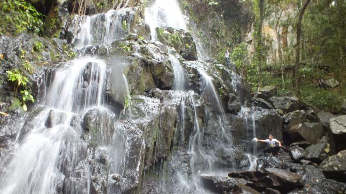 Linsum Kawai Waterfall, A Unique Waterfall Behind The Hill in Belitung