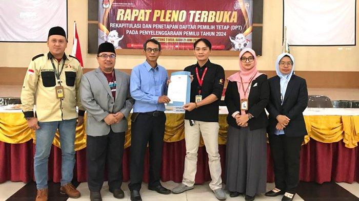 KPU Belitung Timur Tetapkan DPT Pemilu 2024 Sebanyak 95.791 Pemilih, Didominasi Pemilih Laki-laki