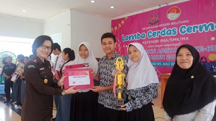 Meriahkan Hari Bhakti Adyaksa 2023, Kejari Belitung Gelar Lomba Cerdas Cermat