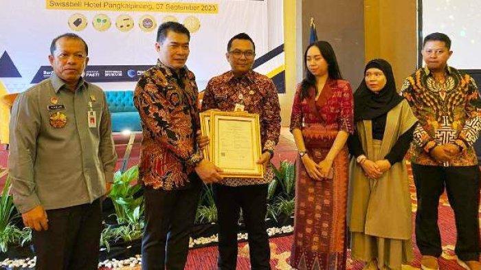 Batik Titik Nol Kilometer dan Masjid Agung Kubah Timah Dipatenkan Milik Pangkalpinang