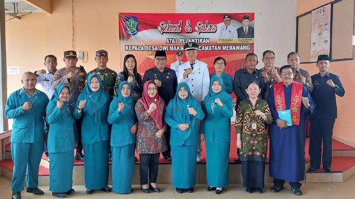 Pj Bupati Bangka Lantik Kades Dwi Makmur dan Cit, Haris Pesan 3 Hal kepada Kades