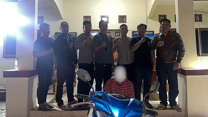 Curi Sepeda Motor saat Korban Pergi Kerja, Lelaki di Bangka Tengah Ini Dibekuk Polisi
