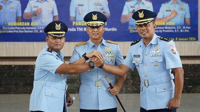 Pangkoopsud I Lantik Dian Basari Gantikan Luky Indrawan Jabat Danlanud H AS Hanandjoeddin Belitung