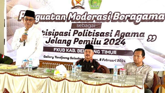 FKUB Belitung Timur Workshop Moderasi Beragama Antisipasi Politisasi Agama Jelang Pemilu 2024