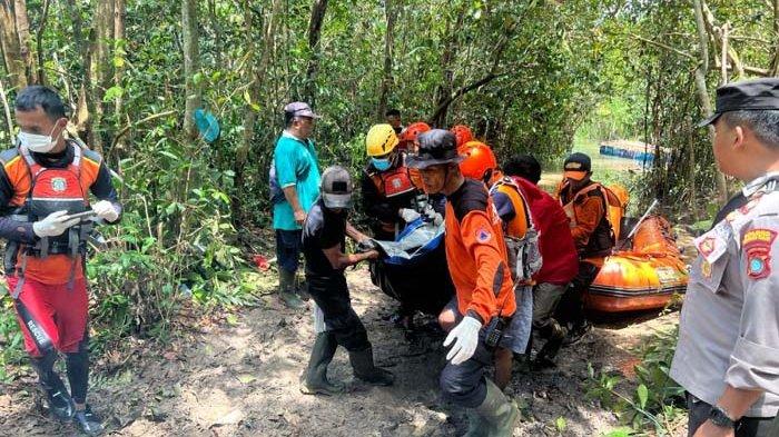BREAKINGNEWS: Very Penombak Ikan di Sungai Lenggang Belitung Timur Ditemukan Tersangkut di Rasau