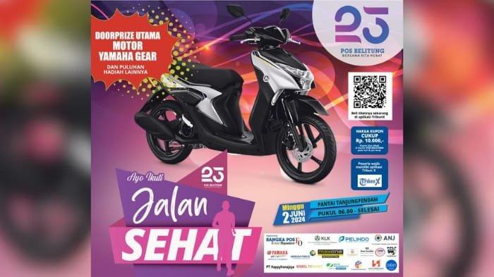 Peserta Jalan Sehat HUT ke-23 Pos Belitung Terus Berdatangan, Buruan Beli Kuponnya!