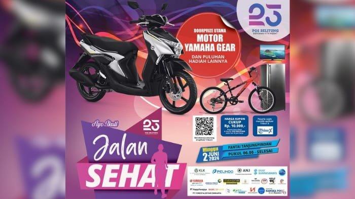Jalan Sehat Pos Belitung Semakin Dekat, Segera Daftar dan Dapatkan Berbagai Hadiah Menarik!