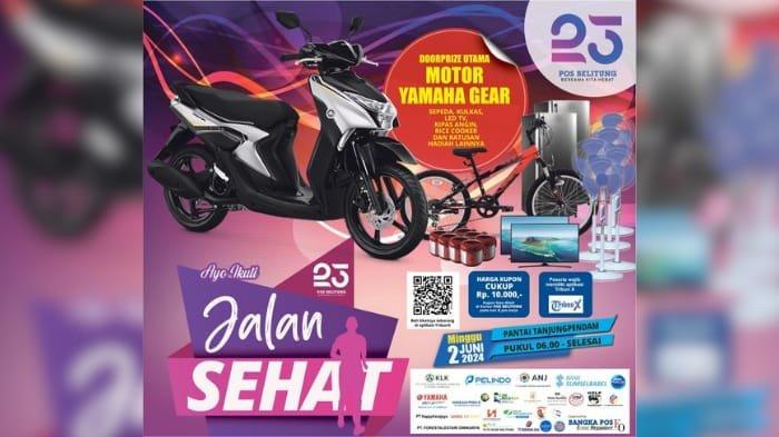 Dapat Kupon Jalan Sehat HUT ke-23 Pos Belitung Makin Mudah, di Sini Lokasi dan Waktunya!