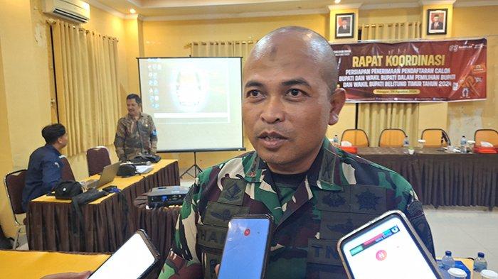 Dandim 0414/Belitung Siap Amankan Pilkada Belitung Timur 2024, 60 Personel Bakal Diterjunkan