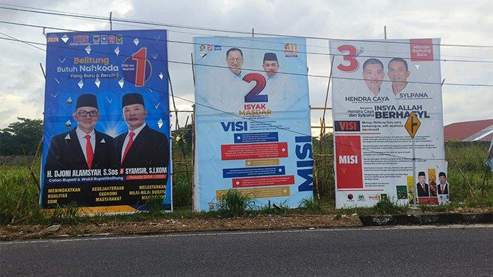 Jelang Akhir Kampanye Pilkada Belitung 2024, DLH Ingatkan Tim Paslon Tanggung Jawab Bersihkan APK