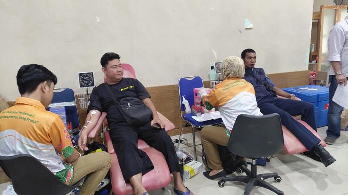 Donor Darah HUT ke-19 RSUD Muhammad Zein Belitung Timur Kumpulkan 33 Kantong Darah