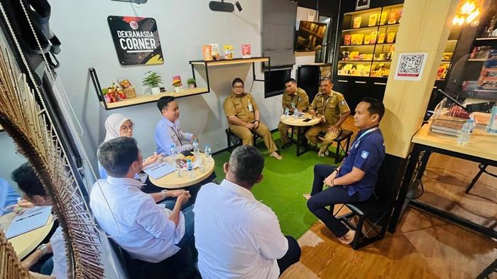 Diskusi Kerjasama antara HUB UMK PLN UIW Babel bersama dengan UPTD Rumah Promosi dan Kemasan terkait Upgrading Design Kemasan