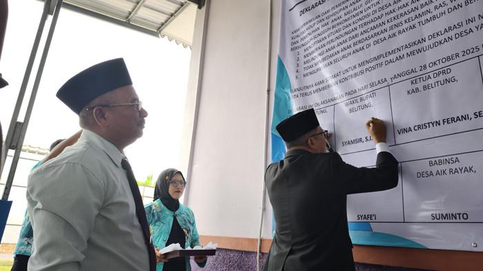 41 Kasus Kekerasan Anak di Belitung, DSPPPA Deklarasikan Gerakan “Ikan Belanak” untuk Lindungi Anak