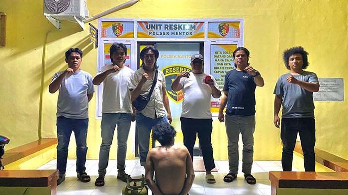 Residivis Ketagihan Judi Online, Gasak Emas hingga Tabung Gas di Mentok Bangka Barat