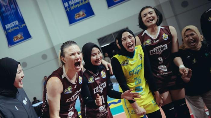 20260303 Para pemain Jakarta Electric PLN Mobile merayakan
