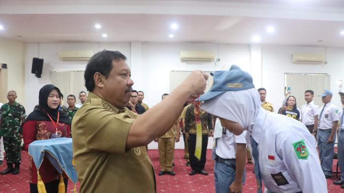 Wali Kota Pangkalpinang, Saparudin yang akrab disapa Prof. Udin, menjadi inspektur upacara dalam pembukaan seleksi calon Pasukan Pengibar Bendera Pusaka (Paskibraka) Kota Pangkalpinang tahun 2026, Selasa (7/4/2026).