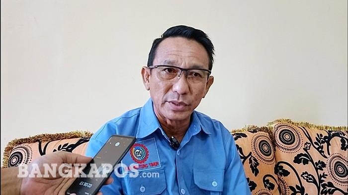 Ketua DPC Konfederasi Serikat Pekerja Seluruh Indonesia (KSPSI) Belitung Timur, Burhanudin