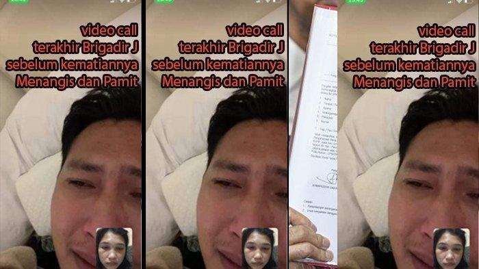 Video Call dengan Kekasih, Brigadir J Nangis dan Minta Maaf Sebelum Tewas di Rumah Ferdy Sambo