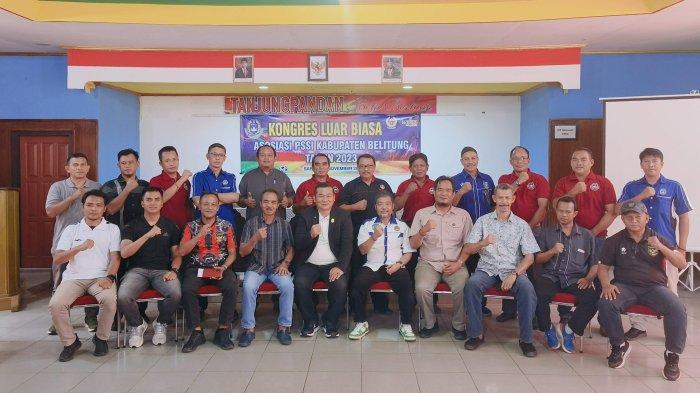 MZ Hendra Caya Kembali Jabat Ketum Askab PSSI Belitung, Terpililh Secara Aklamasi