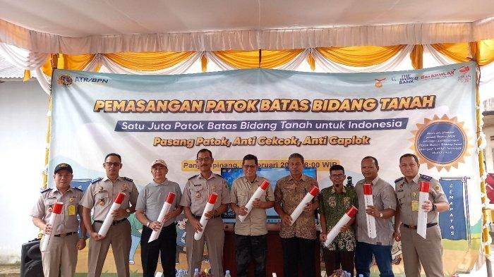 Sepekan, Kantor Pertanahan Target 1.000 Patok Tanah Terpasang di Pangkalpinang