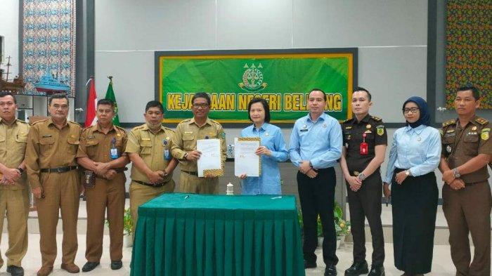 Disdikbud dan Kejari Belitung Teken Kerja Sama, Cegah Penyalahgunaan Dana BOS