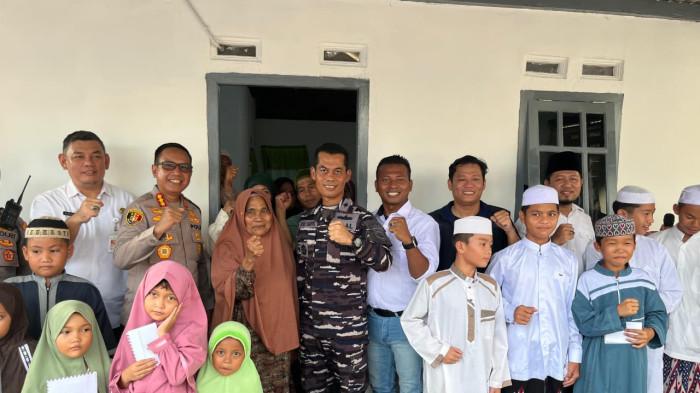 Jurnalis Babel Kolaborasi dengan TNI AL dan Polri Gelar Bedah Rumah Layak Huni di Pangkalpinang
