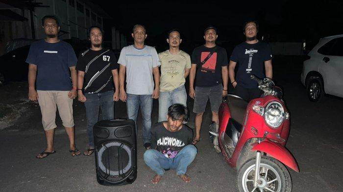 Dalta Curi Speaker Pedagang di Pangkalpinang untuk Judi Online dan Beli Narkoba