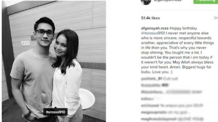 Afgan Tulis Ini ke Rossa, Netizen: Patah Hati Adik