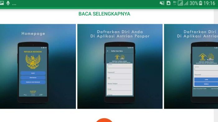 Atasi Antrean Pembuatan Paspor, Imigrasi Terbitkan Aplikasi Permohonan Online, Bisa Lewat Smartphone