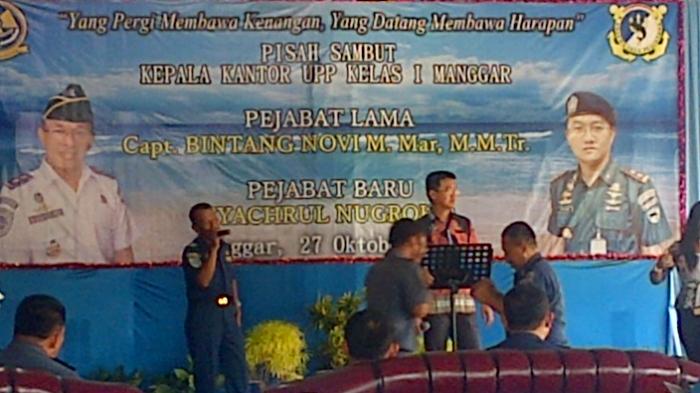 Lagu Dangdut Meriahkan Sertijab Kepala KUPP Kelas I Manggar
