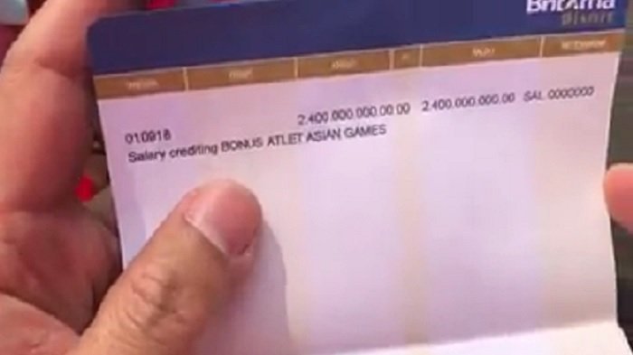Dapat Rp 2,4 Miliar, Ini Atlet Indonesia ini Dapat Bonus Paling Banyak di Asian Games 2018