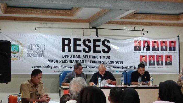 DPRD Belitung Menjaring dan Menghimpun Aspirasi Masyarakat