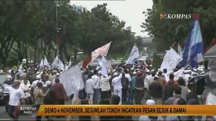 Demo 4 November - Ini Rute yang Akan Dilalui Pendemo di Jakarta pada Siang Nanti