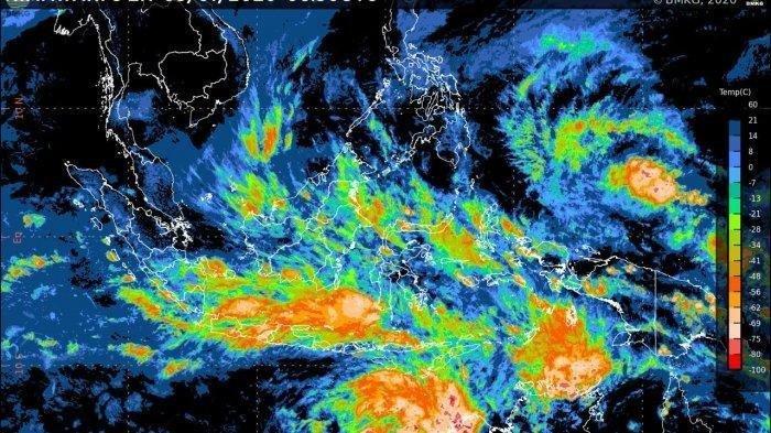 BMKG Rilis Info Cuaca Senin 27 September 2021, Berpotensi Hujan dan Angin Kencang di 27 Wilayah