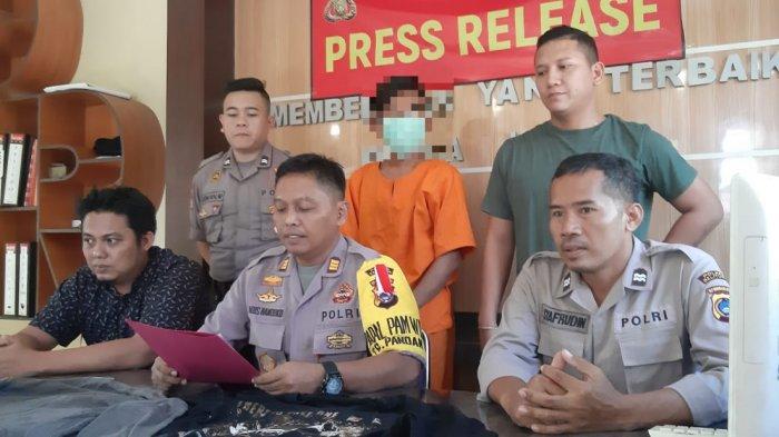 Polsek Tanjungpandan Amankan Pria Beristri Raba Dada Wanita di Tengah Jalan