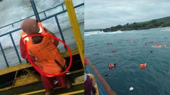 KM Lestari Maju Dikira Tenggelam Tahunya Sandar Darurat di Pantai, Ini Foto-fotonya