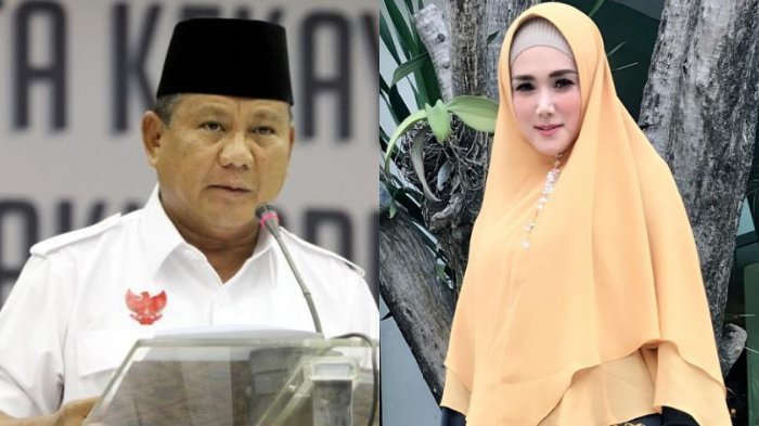 Mulan Jameela Beri Dukungan pada Prabowo Subianto di Pilpres 2019, Lalu Tulis 'Gantengnya Capresku!'