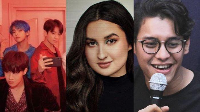 Fans Heboh Saat Jungkook dan V BTS Mendengarkan Lagu Stephanie Poetri dan Ardhito Pramono