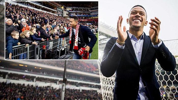 Penyerang MU Memphis Depay Gembira Bisa Kembali ke Eindhoven